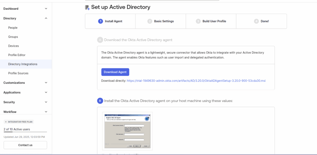 Okta Active Directory Agent Download