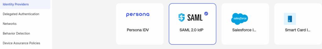 Okta SAML 2.0 configuration