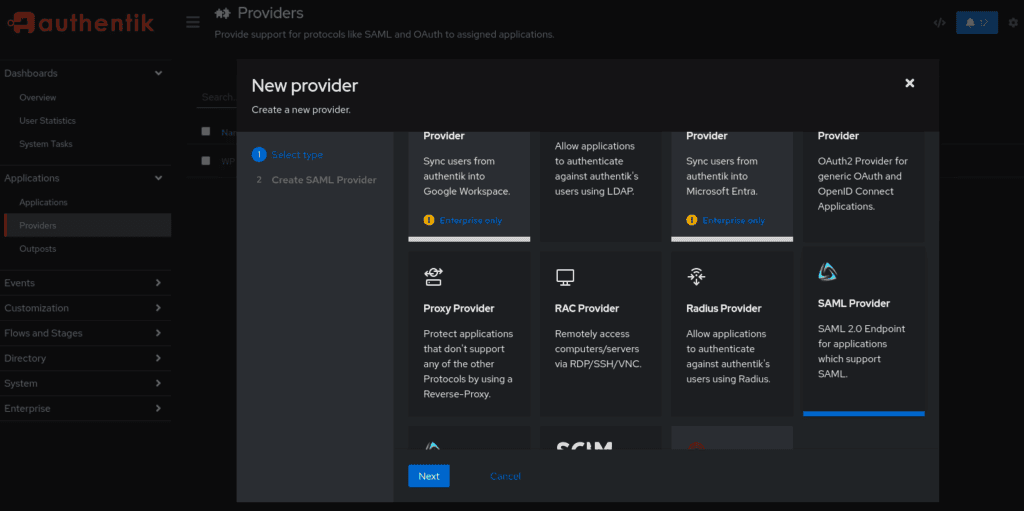 authentik saml 2.0 integration with wordpress