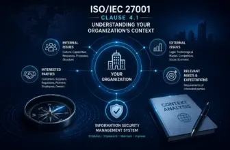 ISO 27001 Clause 4.1 context analysis infographic
