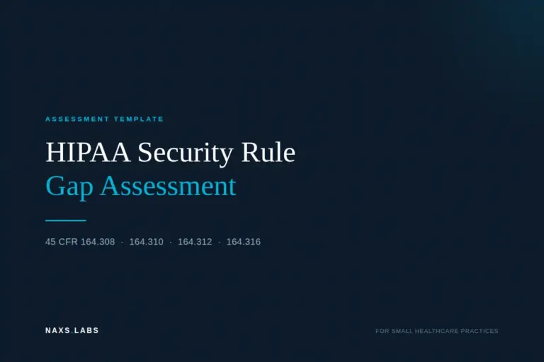 HIPAA Security Rule Gap Assessment